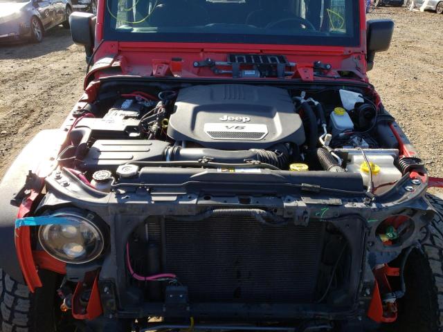 1C4AJWAG7FL608203 - 2015 JEEP WRANGLER S RED photo 7