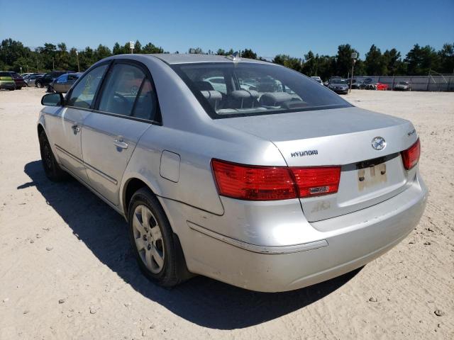 5NPET4AC3AH646781 - 2010 HYUNDAI SONATA GLS SILVER photo 3