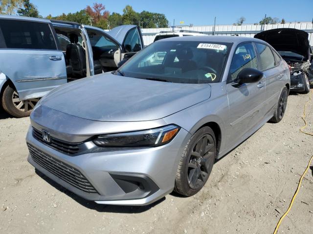 2HGFE2F51NH525552 - 2022 HONDA CIVIC SPOR SILVER photo 2