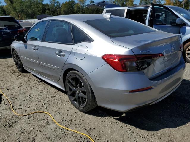2HGFE2F51NH525552 - 2022 HONDA CIVIC SPOR SILVER photo 3