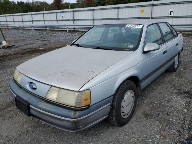 1FACP52U5LA186872 - 1990 FORD TAURUS GL GRAY photo 2