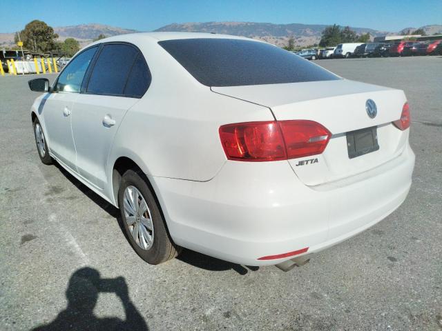 3VW2K7AJXDM236366 - 2013 VOLKSWAGEN JETTA BASE 白色 照片 3