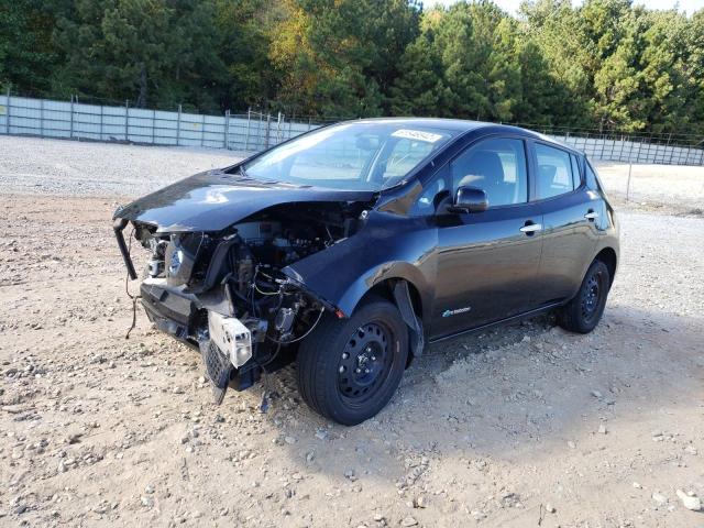 1N4AZ0CP2FC320792 - 2015 NISSAN LEAF S BLACK photo 2