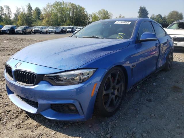 WBA4J7C56JBB98829 - 2018 BMW 440XI GRAN BLUE photo 2