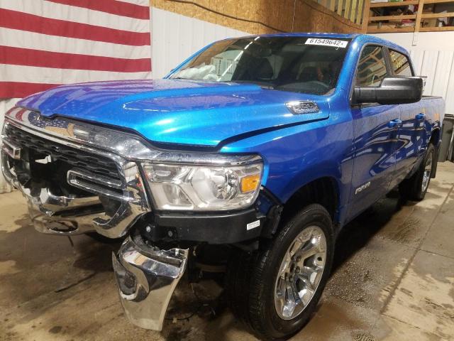 1C6RRFFG9NN324067 - 2022 RAM 1500 BIG H BLUE photo 2