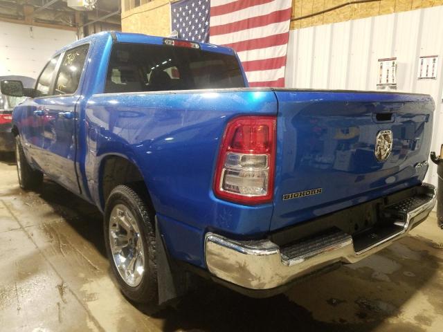 1C6RRFFG9NN324067 - 2022 RAM 1500 BIG H BLUE photo 3