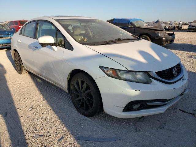 19XFB2F92EE075853 - 2014 HONDA CIVIC EXL Ақ фото 1