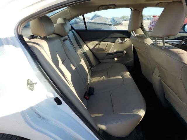 19XFB2F92EE075853 - 2014 HONDA CIVIC EXL Ақ фото 6