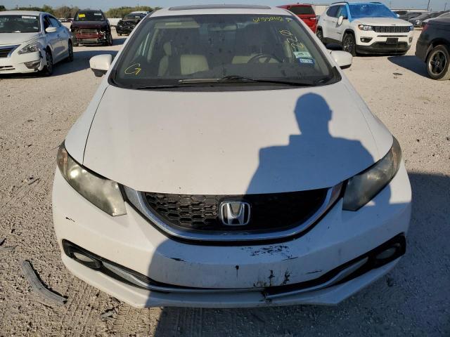 19XFB2F92EE075853 - 2014 HONDA CIVIC EXL Ақ фото 9