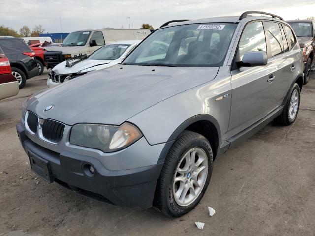 WBXPA73475WC48260 - 2005 BMW X3 2.5I SILVER photo 2