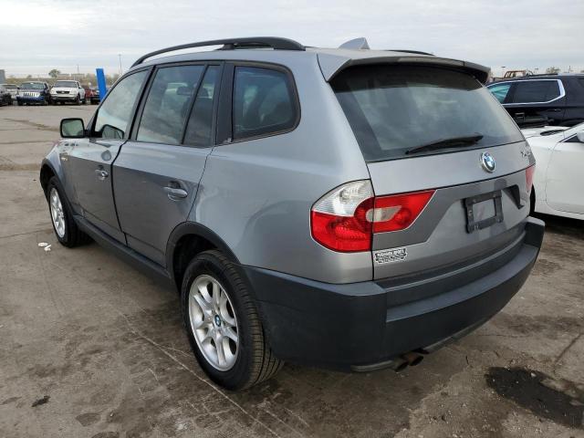 WBXPA73475WC48260 - 2005 BMW X3 2.5I SILVER photo 3