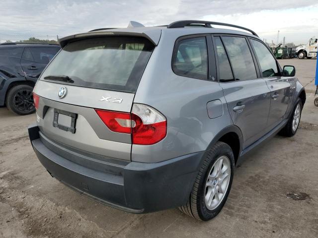 WBXPA73475WC48260 - 2005 BMW X3 2.5I SILVER photo 4