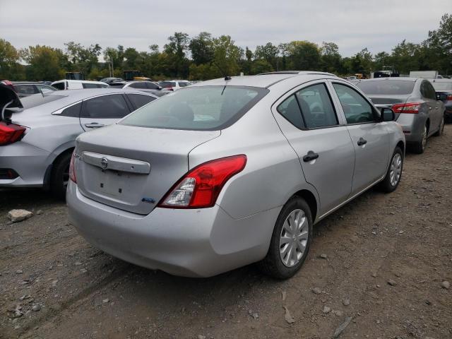 3N1CN7AP0DL860253 - 2013 NISSAN VERSA GRAY photo 4