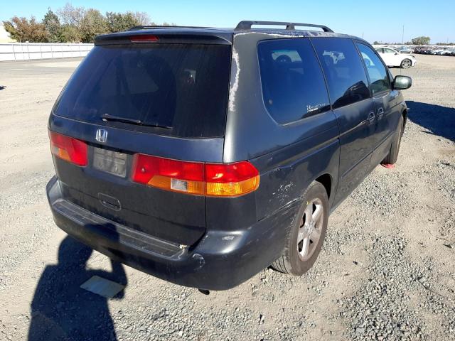 5FNRL18904B010378 - 2004 HONDA ODYSSEY EX GRAY photo 4