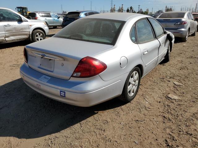 1FAHP52U61G216252 - 2001 FORD TAURUS LX SILVER photo 4