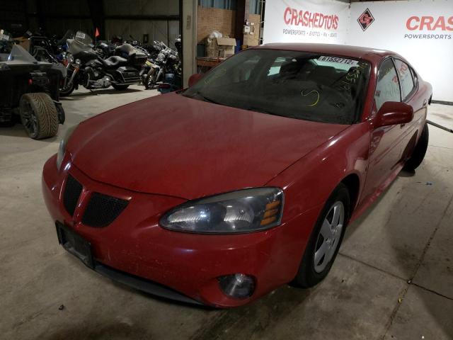 2G2WP552381112101 - 2008 PONTIAC GRAND PRIX წითელი ფოტო 2