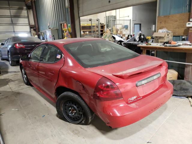 2G2WP552381112101 - 2008 PONTIAC GRAND PRIX წითელი ფოტო 3