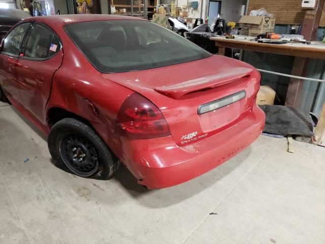 2G2WP552381112101 - 2008 PONTIAC GRAND PRIX წითელი ფოტო 9