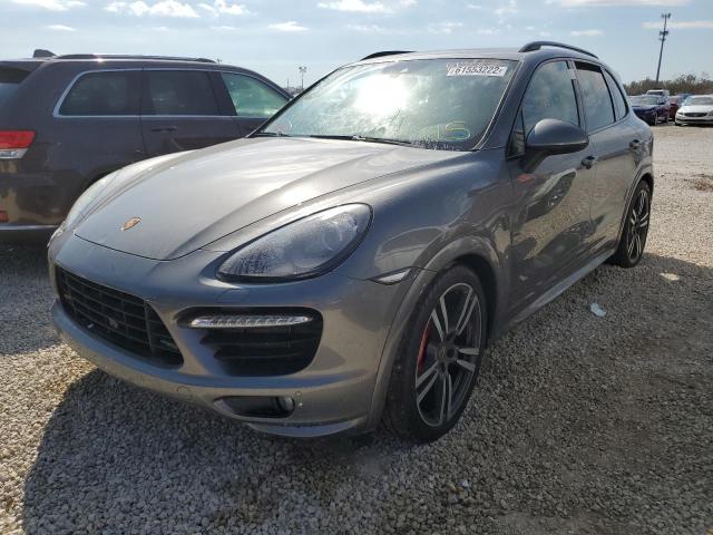 WP1AD2A21ELA76769 - 2014 PORSCHE CAYENNE GT SILVER photo 2