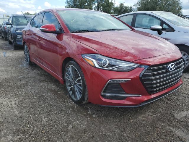 KMHD04LB4JU502652 - 2018 HYUNDAI ELANTRA SP RED photo 1