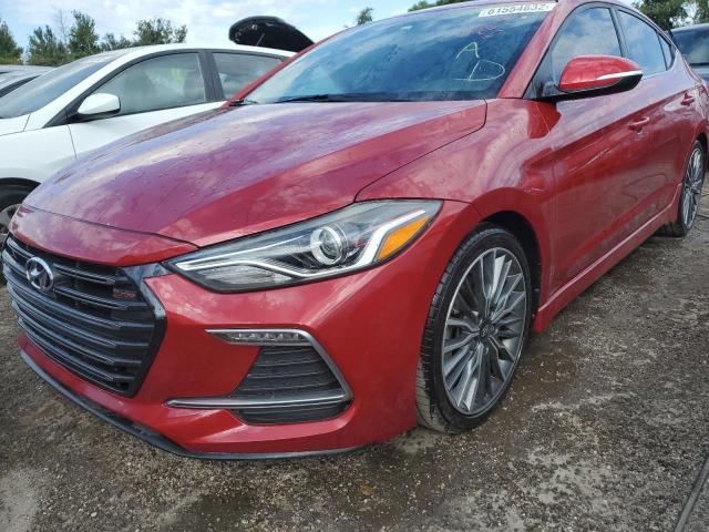 KMHD04LB4JU502652 - 2018 HYUNDAI ELANTRA SP RED photo 2