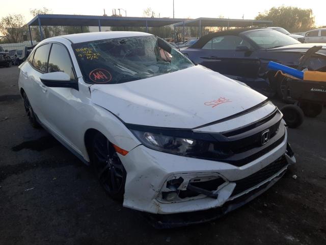 SHHFK7G49LU205648 - 2020 HONDA CIVIC SPOR WHITE photo 1