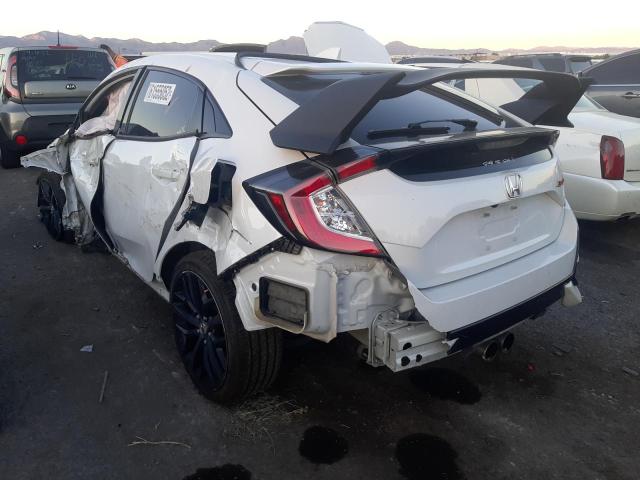 SHHFK7G49LU205648 - 2020 HONDA CIVIC SPOR WHITE photo 3