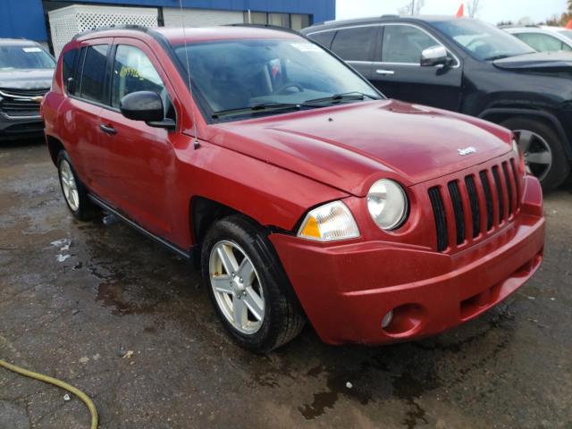 1J8FF47W77D264984 - 2007 JEEP COMPASS RED photo 1