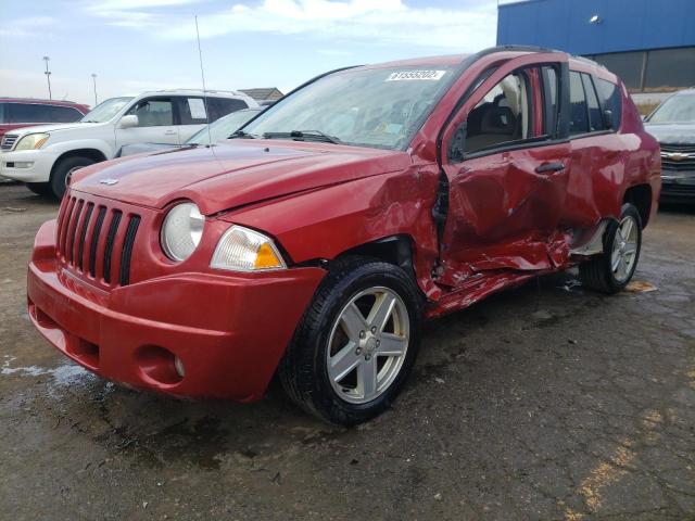 1J8FF47W77D264984 - 2007 JEEP COMPASS RED photo 2