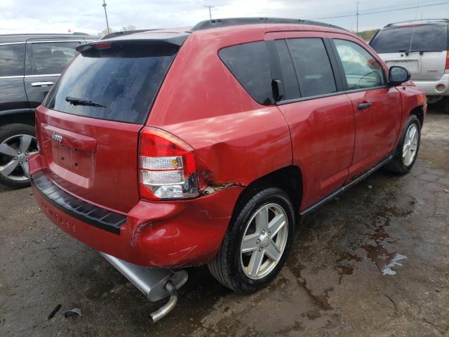 1J8FF47W77D264984 - 2007 JEEP COMPASS RED photo 4