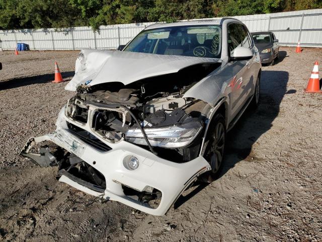 5UXKR0C56F0K64787 - 2015 BMW X5 WHITE photo 2