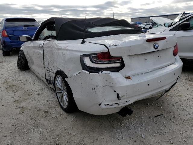 WBA1K9C58GV710848 - 2016 BMW 228 I SULE WHITE photo 3