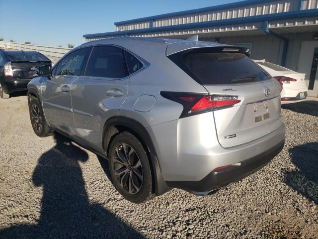 JTJBARBZ1G2063206 - 2016 LEXUS NX 200T BA SILVER photo 3