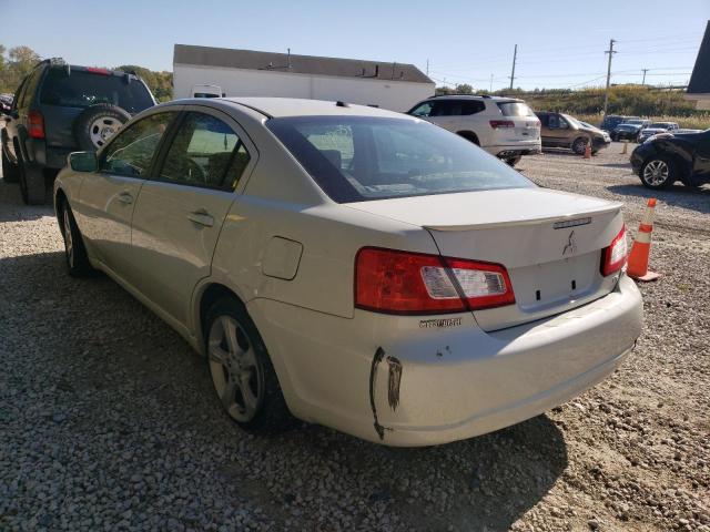 4A3AB46S99E007475 - 2009 MITSUBISHI GALANT SPO WHITE photo 3