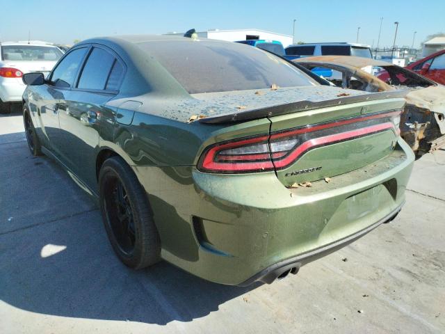 2C3CDXGJ9KH558828 - 2019 DODGE CHARGER SC GREEN photo 3