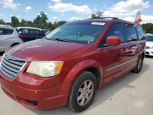 2A4RR5DX6AR151282 - 2010 CHRYSLER TOWN & COU BURGUNDY photo 2