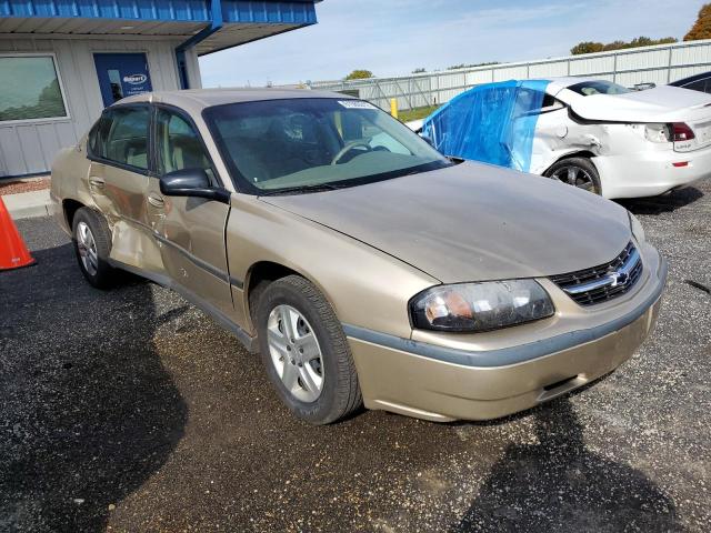 2G1WF52E449307917 - 2004 CHEVROLET IMPALA GOLD photo 1