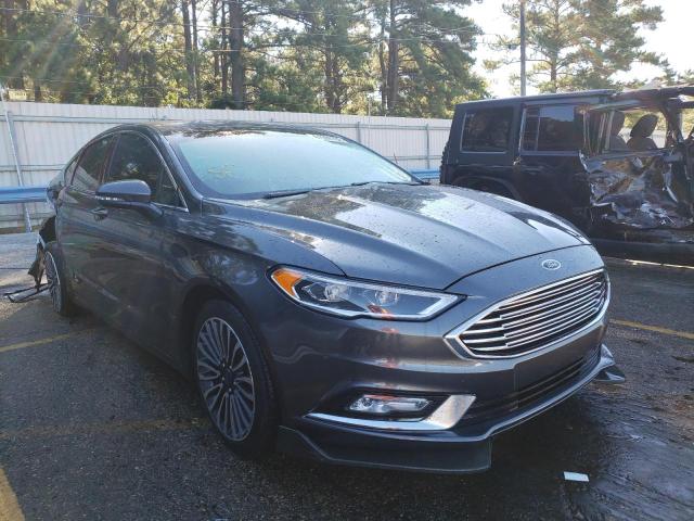 3FA6P0D97JR155151 - 2018 FORD FUSION TIT GRAY photo 1