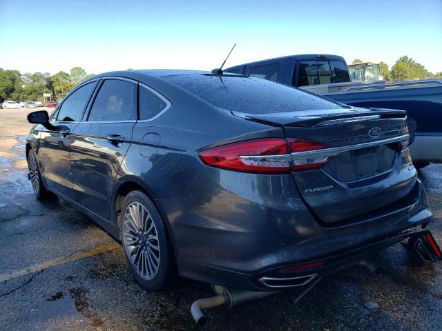 3FA6P0D97JR155151 - 2018 FORD FUSION TIT GRAY photo 3