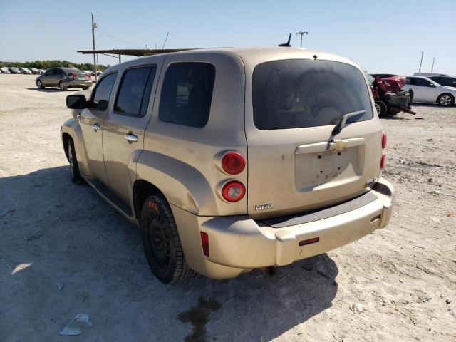 3GNCA13B49S526741 - 2009 CHEVROLET HHR LS GOLD photo 3