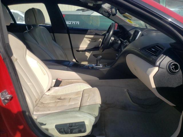 WBA6A0C51FGB53503 - 2015 BMW 640 I GRAN RED photo 5