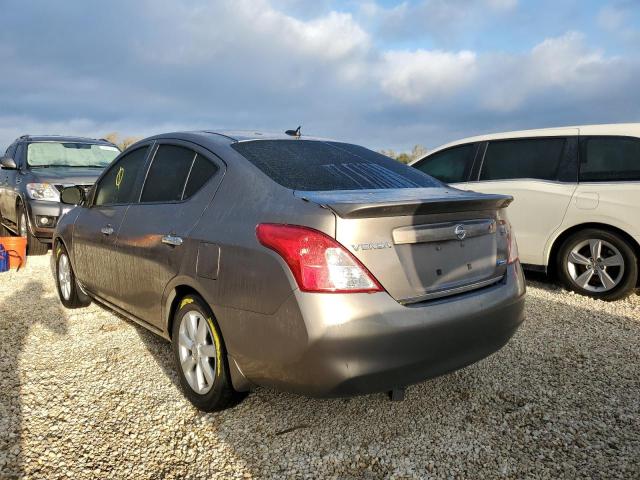 3N1CN7AP4CL903491 - 2012 NISSAN VERSA S GRAY photo 3