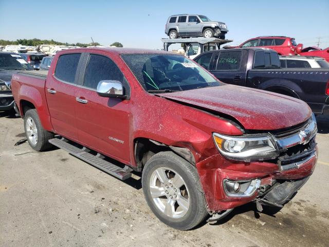 1GCGTCEN9H1195890 - 2017 CHEVROLET COLORADO L MAROON photo 1
