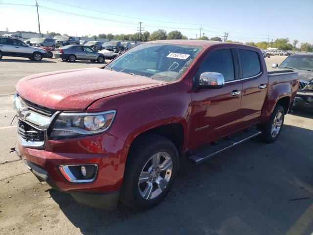 1GCGTCEN9H1195890 - 2017 CHEVROLET COLORADO L MAROON photo 2