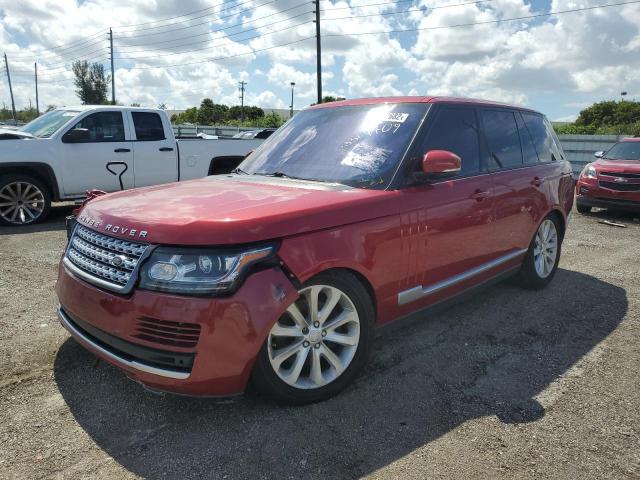 SALGS2KF4GA319372 - 2016 LAND ROVER RANGE ROVE RED photo 2