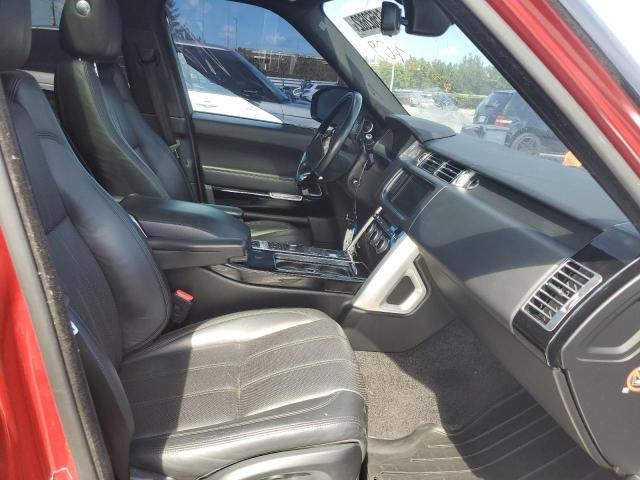 SALGS2KF4GA319372 - 2016 LAND ROVER RANGE ROVE RED photo 5