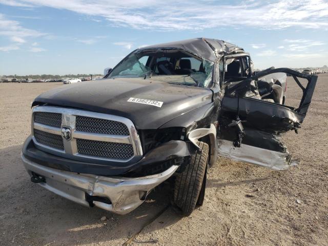 1C6RR7LT0JS217525 - 2018 RAM 1500 SLT BLACK photo 2