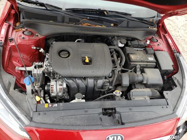 3KPF24AD2ME349459 - 2021 KIA FORTE FE RED photo 7