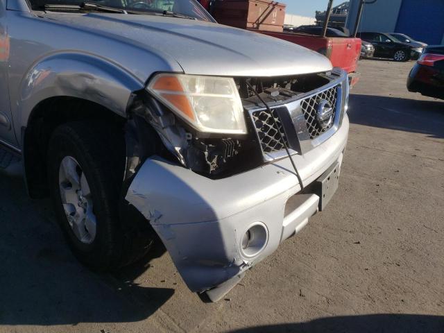 5N1AR18W37C608575 - 2007 NISSAN PATHFINDER SILVER photo 9