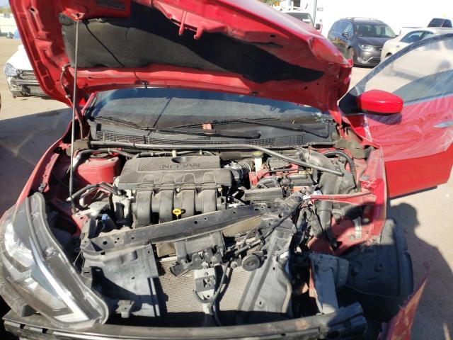 3N1AB7AP8GY317949 - 2016 NISSAN SENTRA RED photo 7